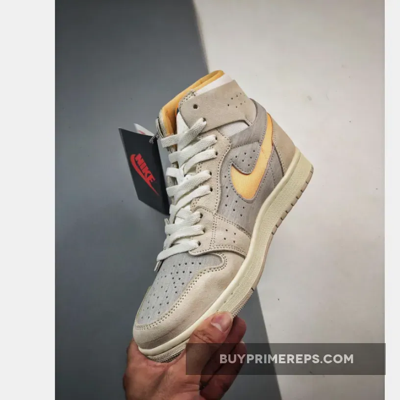 Air Jordan 1 Zoom CMFT Light Tan Yellow Blue Air Jordan 1 Zoom CMFT Light Tan Yellow Blue