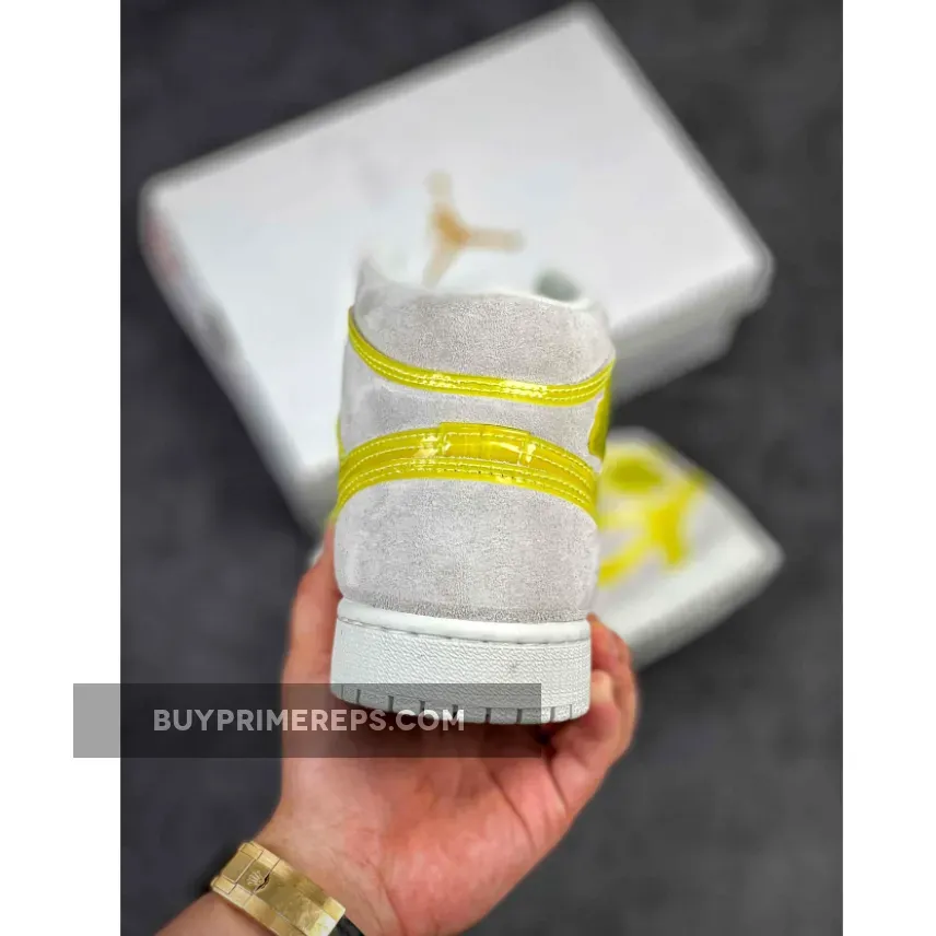 Air Jordan 1 Mid LX Off-White/Opti Yellow-White Air Jordan 1 Mid LX Off-White/Opti Yellow-White