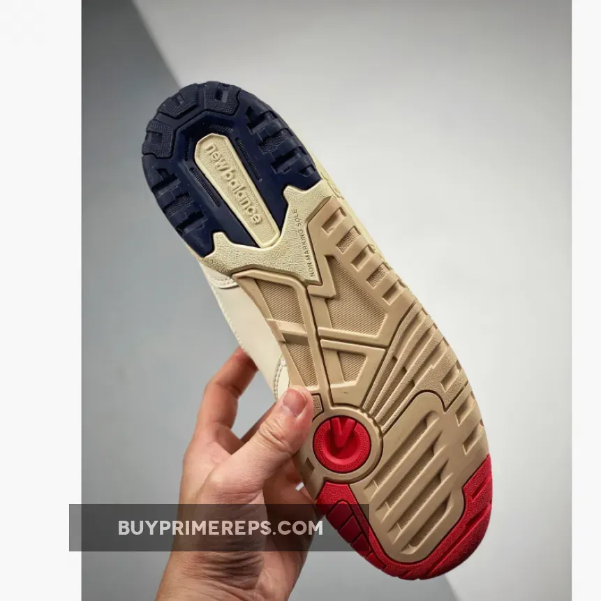 Aimé Leon Dore x New Balance 550 White/Navy/Red