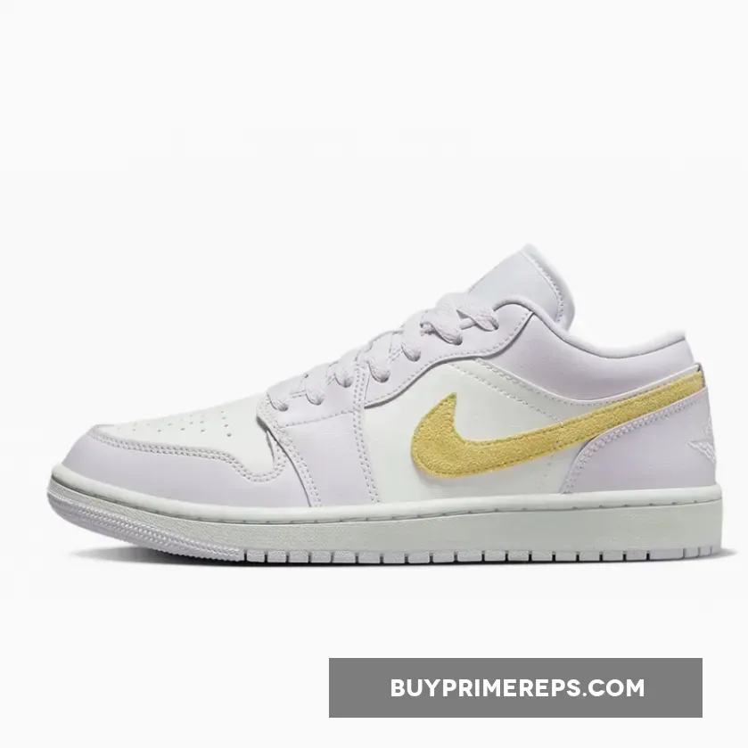 Air Jordan 1 Low Barely Grape/White/Lemon Wash