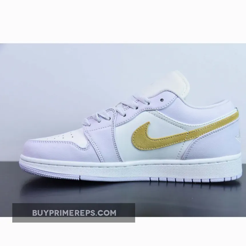Air Jordan 1 Low Barely Grape/White/Lemon Wash