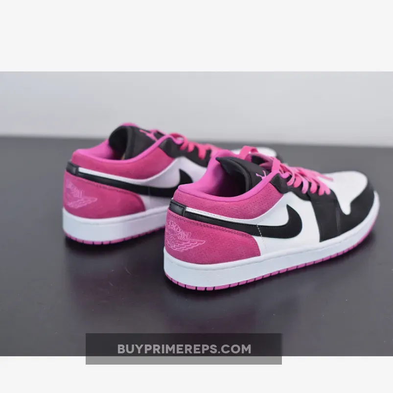 Air Jordan 1 Low Black/White-Magenta