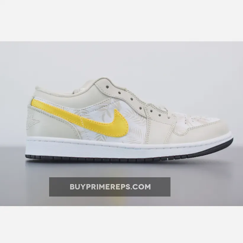 Air Jordan 1 Low Light Orewood Brown/Amarillo-White-Blue