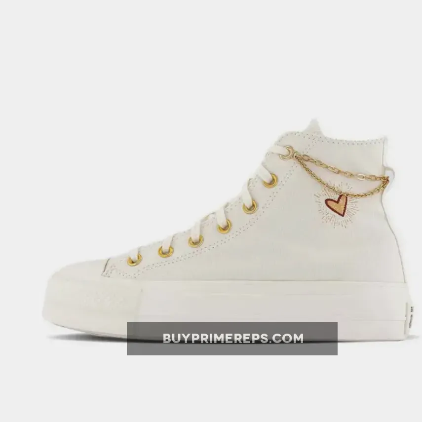 Converse Chuck Taylor All Star Gold Chain High Top Egret