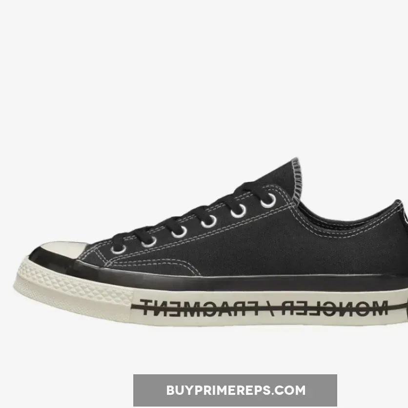Fragment Design x Moncler x Converse Chuck 70 Black