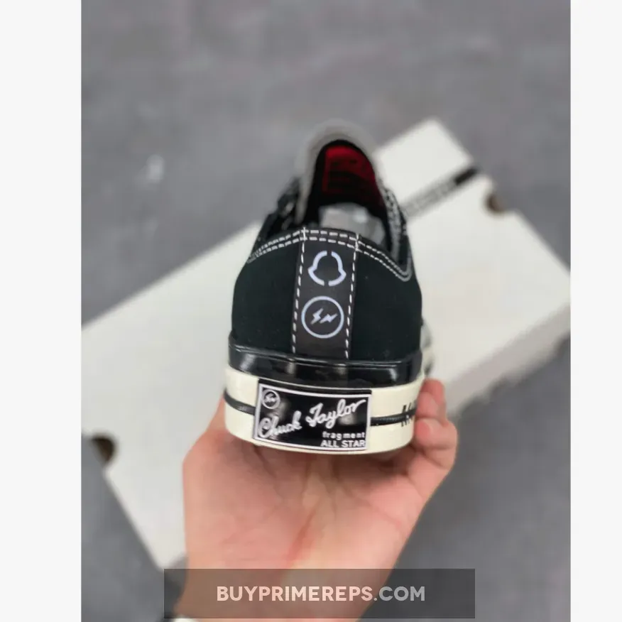 Fragment Design x Moncler x Converse Chuck 70 Black