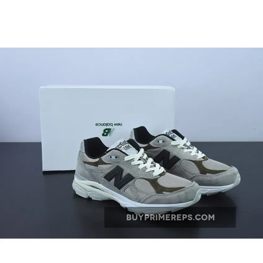 JJJJound x New Balance 990v3 Grey/Dark Green