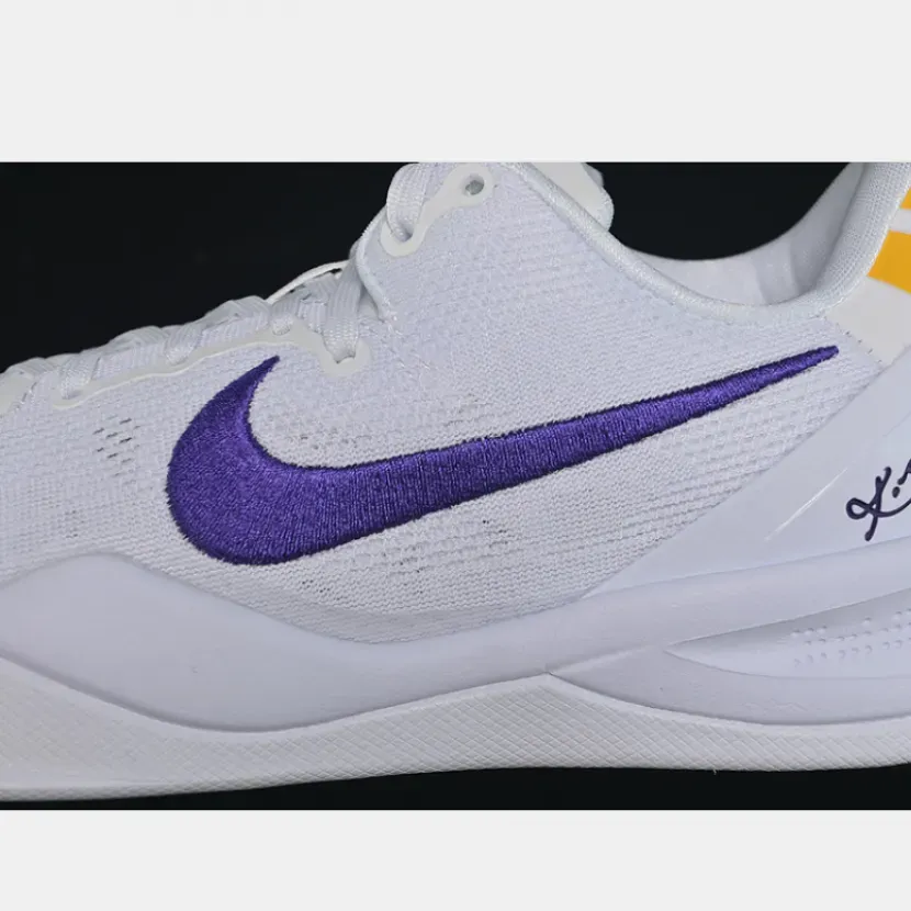 KOBE VIII PROTRO WHITE/PURPLE/GOLD