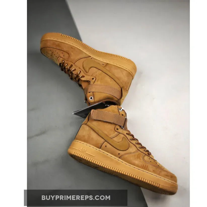 Nike Air Force 1 High Flax/Wheat-Gum Light Brown-Black