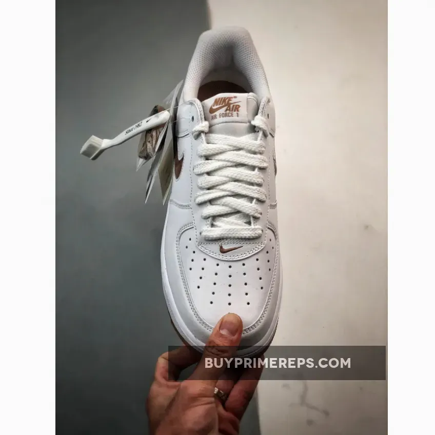 Nike Air Force 1 Low White/Bronze-Gum