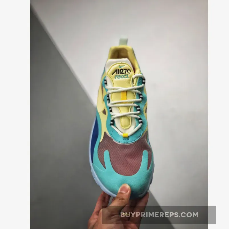 Nike Air Max 270 React Hyper Jade/Frosted Spruce-Barely Volt