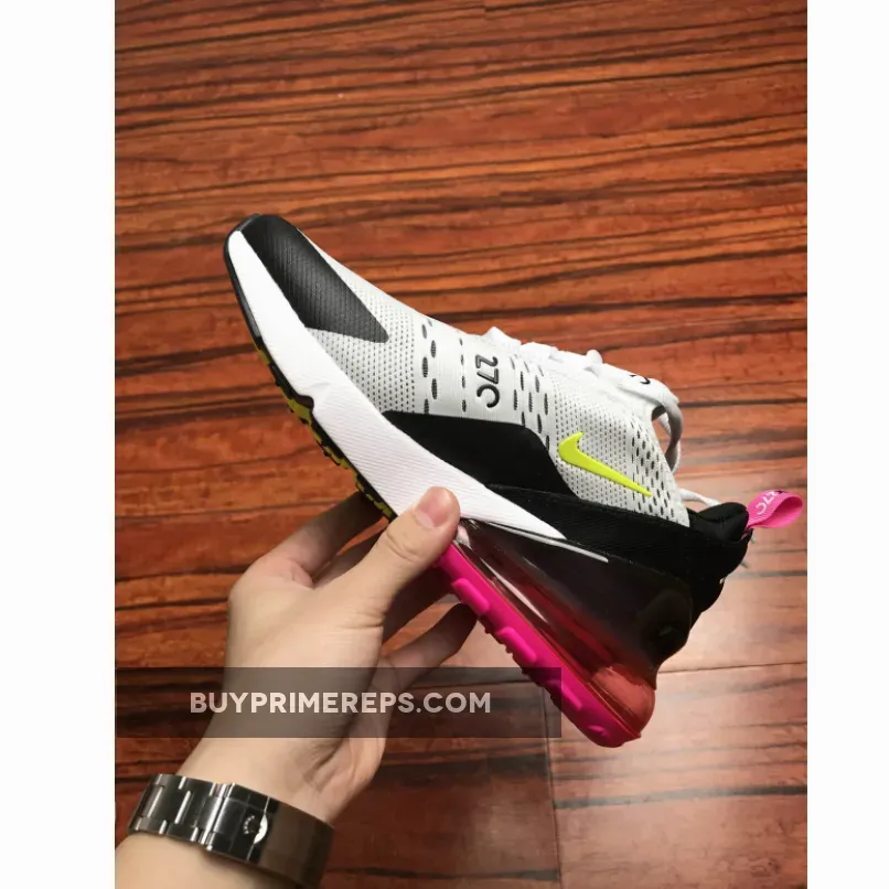 Nike Air Max 270 Volt and Fuchsia