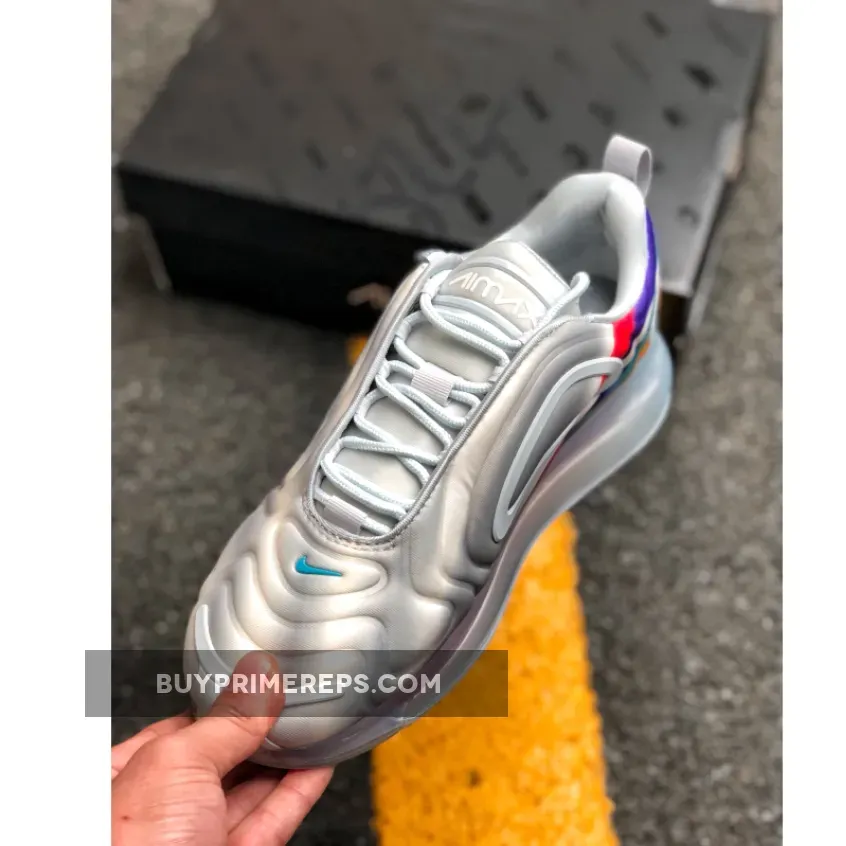 Nike Air Max 720 Wolf Grey/Red Orbit-White-Teal Nebula