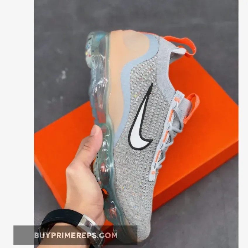 Nike Air VaporMax 2021 Grey Bright Mango Nike Air VaporMax 2021 Grey Bright Mango