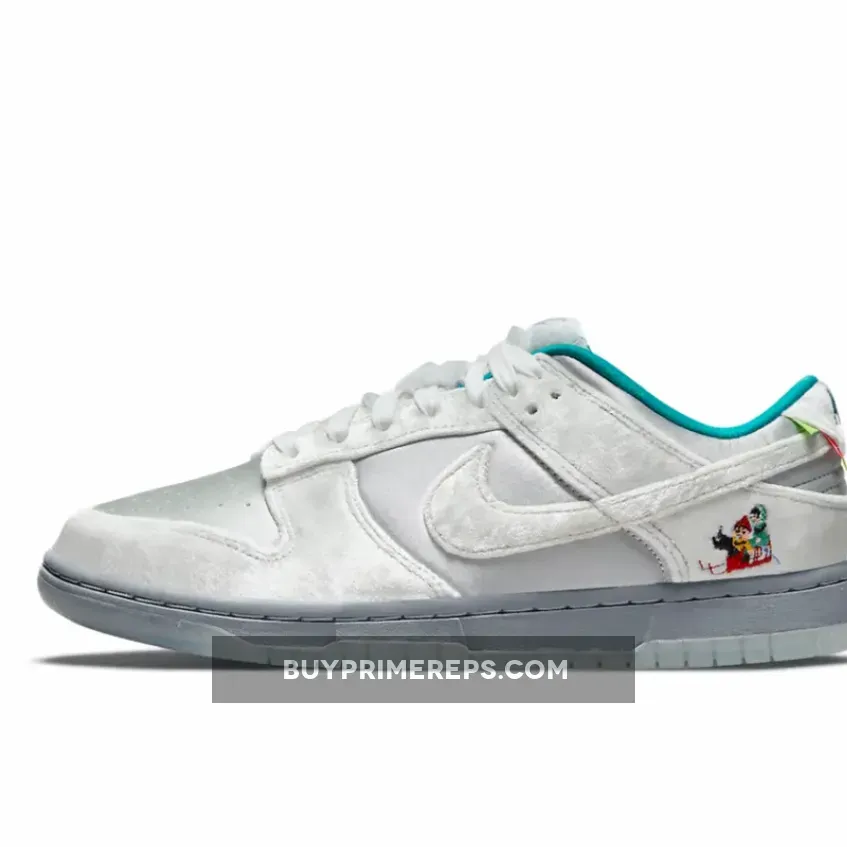 Nike Dunk Low ‘Ice’ White/Silver-Blue