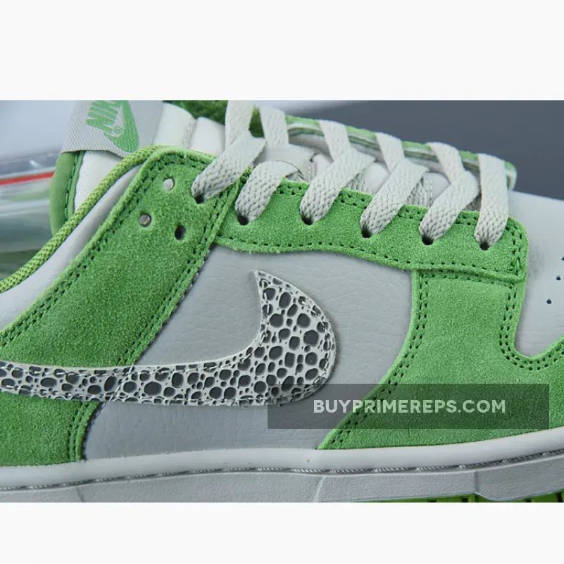 Nike Dunk Low Safari Swoosh Chlorophyll/Light Iron Ore-Cave Stone