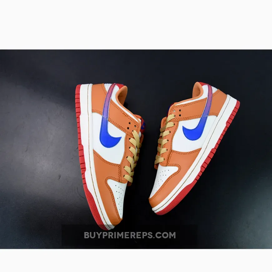 Nike Dunk Low Sail/University Red-Hot Curry-Game Royal