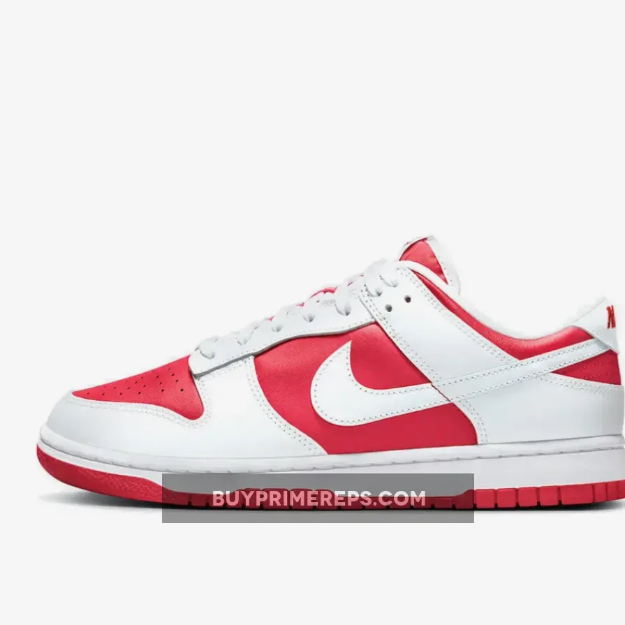 Nike Dunk Low University Red/White-Total Orange