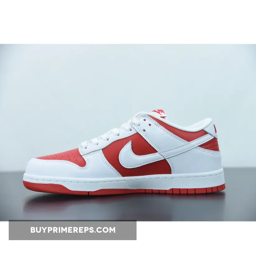 Nike Dunk Low University Red/White-Total Orange