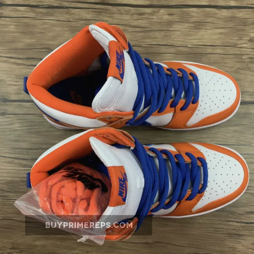 Nike SB Dunk High ‘Danny Supa’ Safety Orange/Hyper Blue-White