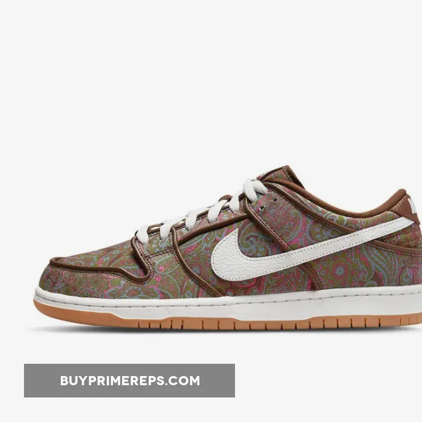 Nike SB Dunk Low ‘Paisley’ Brown/Burgundy-Green-Pink