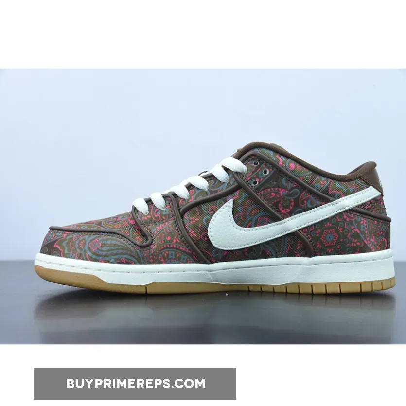 Nike SB Dunk Low ‘Paisley’ Brown/Burgundy-Green-Pink