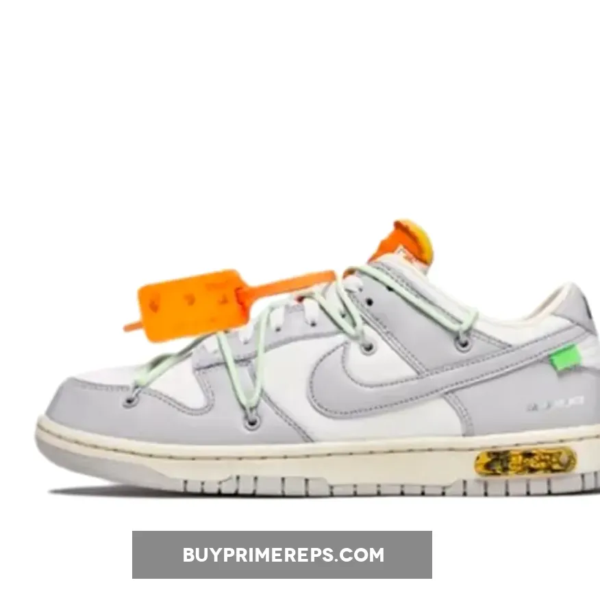 Off-White x Nike Dunk Low "Lot 42 of 50" Sail/Grey Off-White x Nike Dunk Low "Lot 42 of 50" Sail/Grey