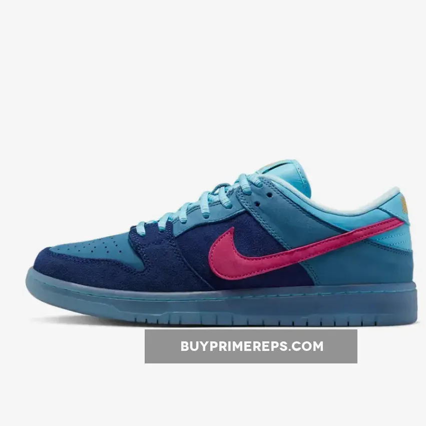 Run The Jewels x Nike SB Dunk Low Deep Royal Blue/Active Pink-Blue Chill