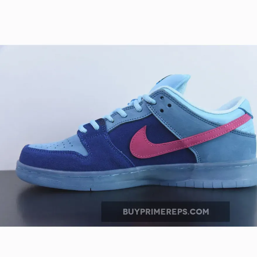 Run The Jewels x Nike SB Dunk Low Deep Royal Blue/Active Pink-Blue Chill