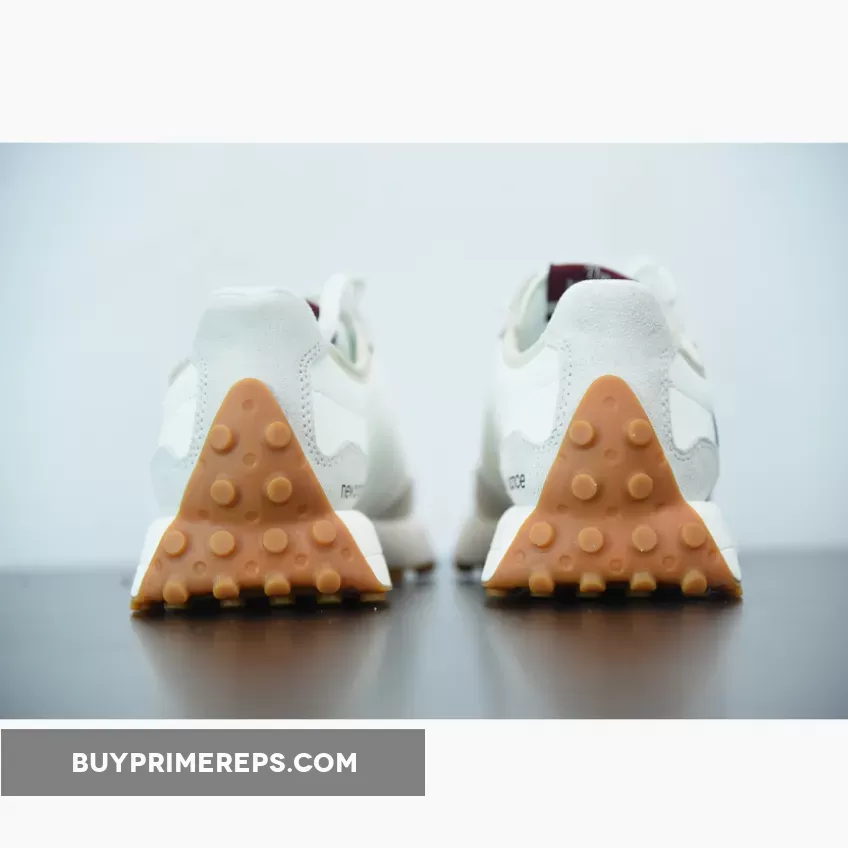 STAUD x New Balance 327 White Grey Brown STAUD x New Balance 327 White Grey Brown