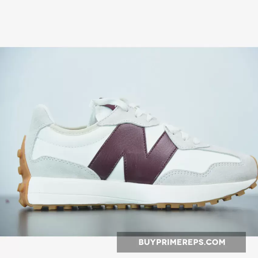 STAUD x New Balance 327 White Grey Brown STAUD x New Balance 327 White Grey Brown