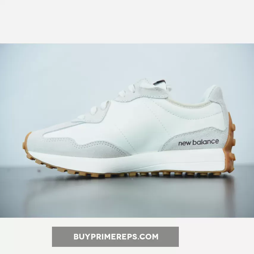 STAUD x New Balance 327 White Grey Brown STAUD x New Balance 327 White Grey Brown