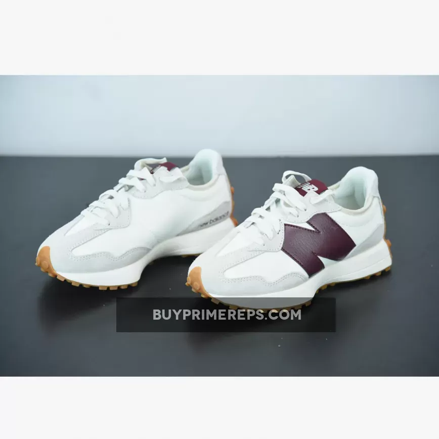STAUD x New Balance 327 White Grey Brown STAUD x New Balance 327 White Grey Brown