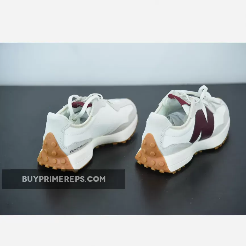 STAUD x New Balance 327 White Grey Brown STAUD x New Balance 327 White Grey Brown