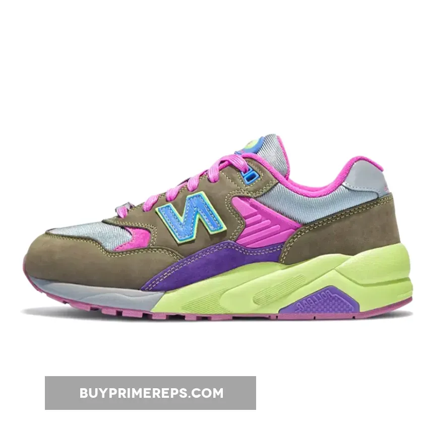 Stray Rats x New Balance 580 Dark Moss/Cosmic Grape