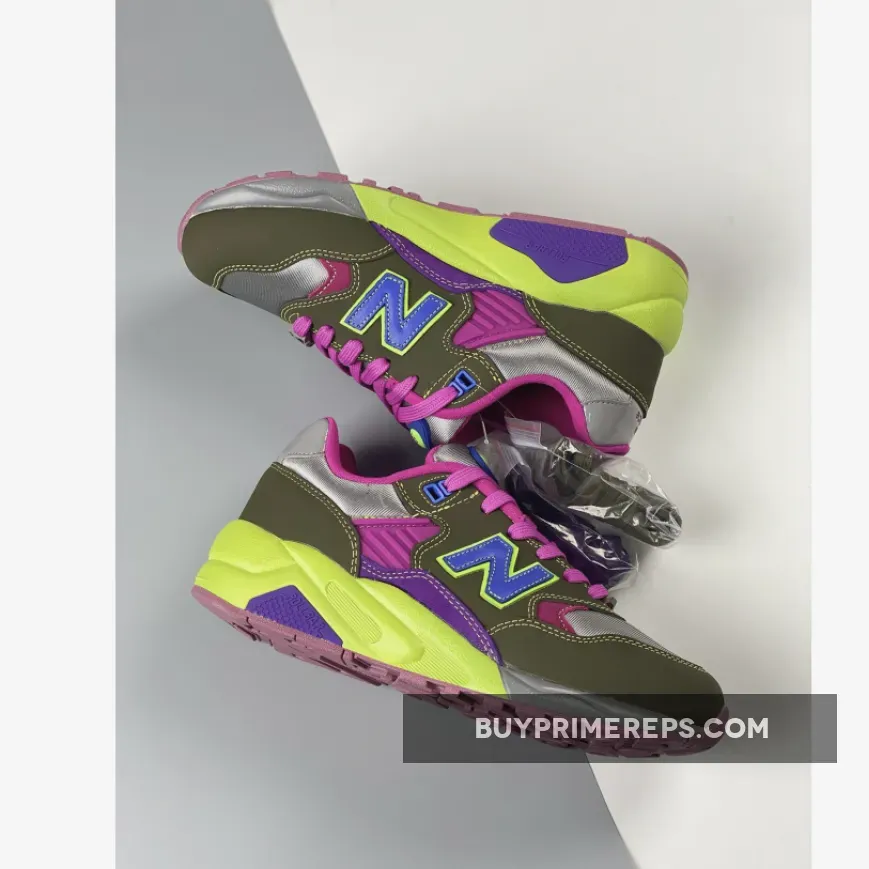 Stray Rats x New Balance 580 Dark Moss/Cosmic Grape
